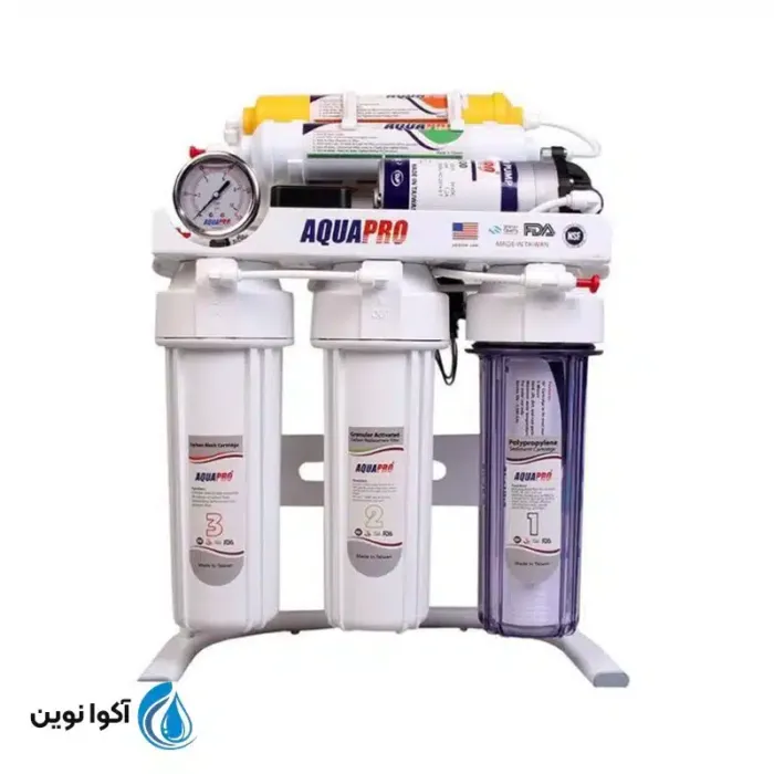 دستگاه تصفیه آب خانگی آکوا پرو مدل APRO-RO6 PUMP UP