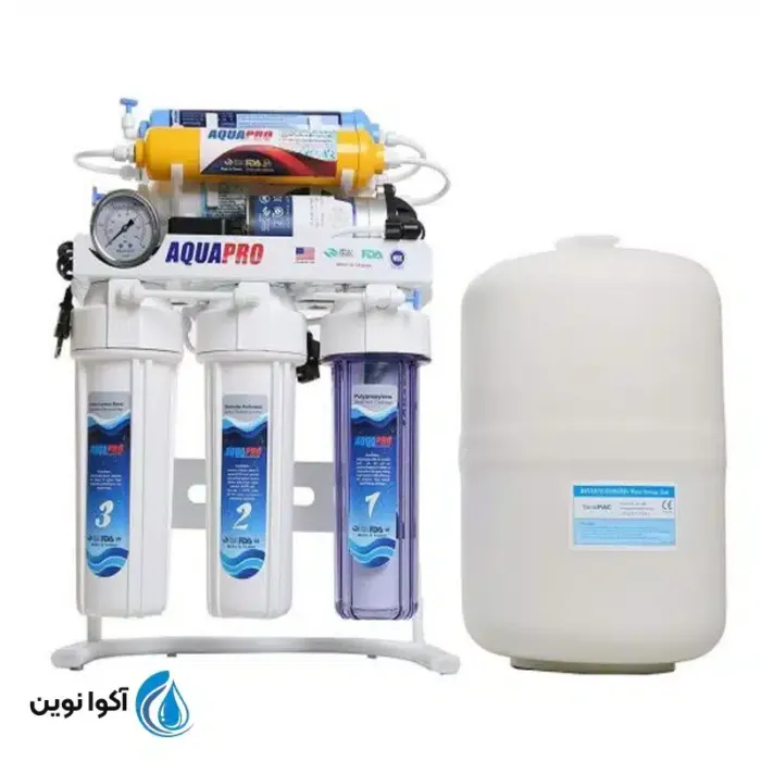 دستگاه تصفیه آب آکوا پرو مدل pomp up-10 stage (10 مرحله ای)