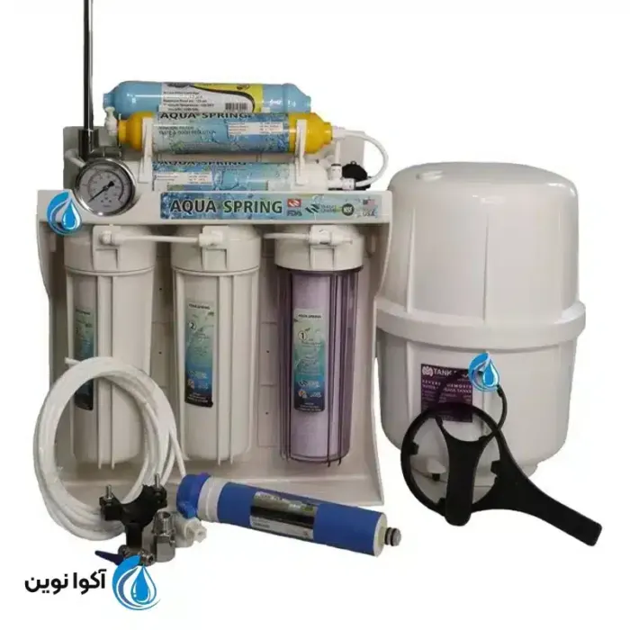 دستگاه تصفیه آب آکوا اسپیرینگ 7 مرحله ای با فیلتر آلکالاین