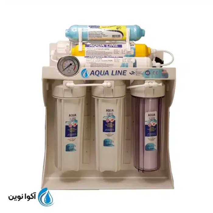 تصفیه آب آکوا لاین 7 مرحله ای با مخزن تانک پک aqua line Ro7_orp