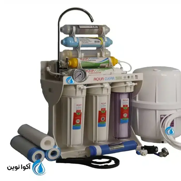 دستگاه تصفیه آب آکوا کلر 9 فیلتر قلیایی و اکسیژن ساز