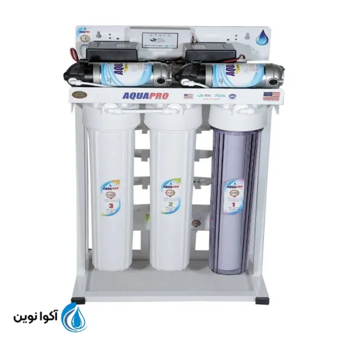 دستگاه تصفیه آب نیمه صنعتی آکوا پرو 400 گالن مدل APRO-4RO8